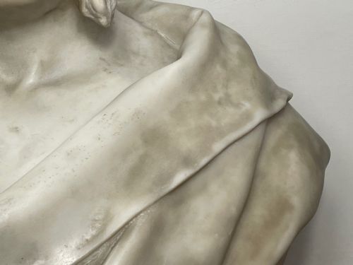 MARBLE BUST JAMES ROBERT CREIGHTON MAYOR BY LONJOSEPH CHAVALLIAUD - ADDITIONAL PHOTO 7