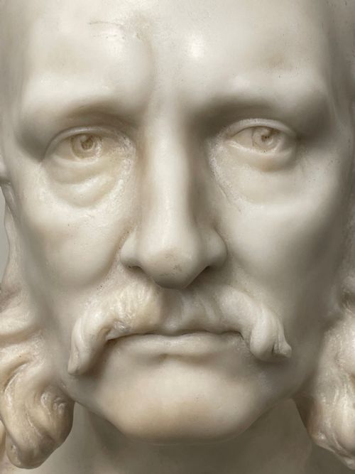 MARBLE BUST JAMES ROBERT CREIGHTON MAYOR BY LONJOSEPH CHAVALLIAUD - ADDITIONAL PHOTO 16