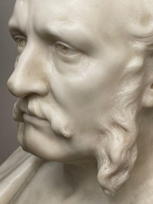 MARBLE BUST JAMES ROBERT CREIGHTON MAYOR BY LONJOSEPH CHAVALLIAUD - ADDITIONAL PHOTO 29