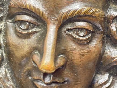 FRENCH 19TH CENTURY ANTIQUE BRONZE BUST OF LOUIS XIV - ADDITIONAL PHOTO 19