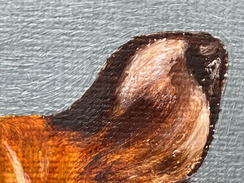 OIL PAINTING ROUGH COLLIE DOGS FOLLOWER OF BENEDICT ANGELL HYLAND - ADDITIONAL PHOTO 26