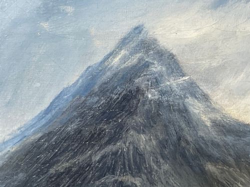 OIL PAINTING HIGHLANDS SGRR NAN GILLEAN SKYE BY WILLIAM BEATTIE BROWN - ADDITIONAL PHOTO 15