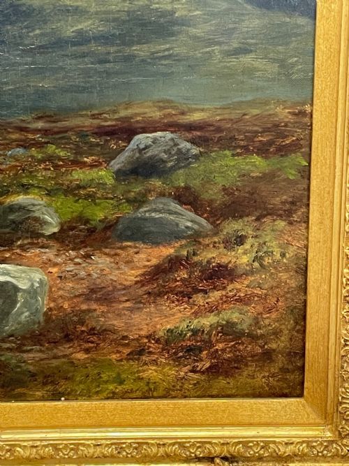 OIL PAINTING HIGHLANDS SGRR NAN GILLEAN SKYE BY WILLIAM BEATTIE BROWN - ADDITIONAL PHOTO 19
