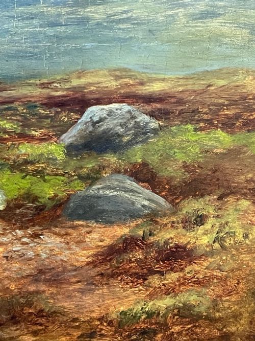 OIL PAINTING HIGHLANDS SGRR NAN GILLEAN SKYE BY WILLIAM BEATTIE BROWN - ADDITIONAL PHOTO 20