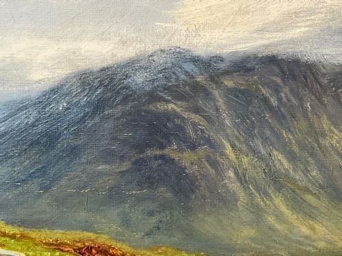 OIL PAINTING HIGHLANDS SGRR NAN GILLEAN SKYE BY WILLIAM BEATTIE BROWN - ADDITIONAL PHOTO 22