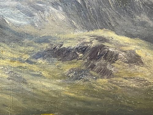 OIL PAINTING HIGHLANDS SGRR NAN GILLEAN SKYE BY WILLIAM BEATTIE BROWN - ADDITIONAL PHOTO 24