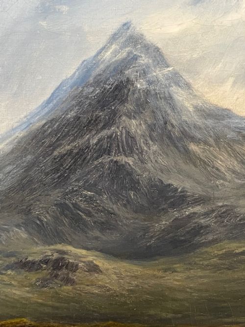 OIL PAINTING HIGHLANDS SGRR NAN GILLEAN SKYE BY WILLIAM BEATTIE BROWN - ADDITIONAL PHOTO 25