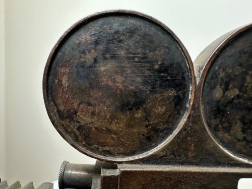 ART DECO SOLID BRONZE CHROME CLASSIC CAR MOVIE DIRECTOR REEL CAMERA MASCOT - ADDITIONAL PHOTO 7