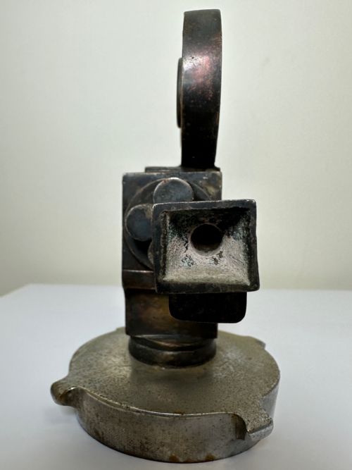 ART DECO SOLID BRONZE CHROME CLASSIC CAR MOVIE DIRECTOR REEL CAMERA MASCOT - ADDITIONAL PHOTO 13