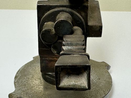 ART DECO SOLID BRONZE CHROME CLASSIC CAR MOVIE DIRECTOR REEL CAMERA MASCOT - ADDITIONAL PHOTO 15