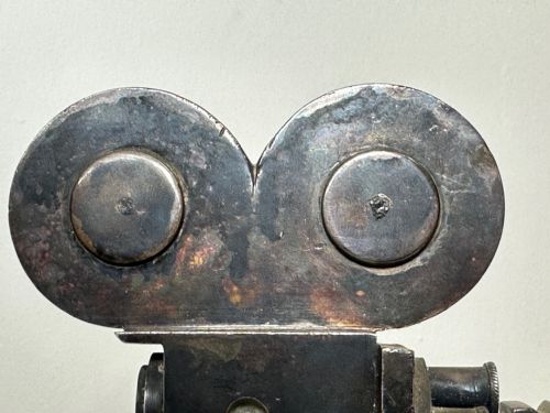 ART DECO SOLID BRONZE CHROME CLASSIC CAR MOVIE DIRECTOR REEL CAMERA MASCOT - ADDITIONAL PHOTO 26