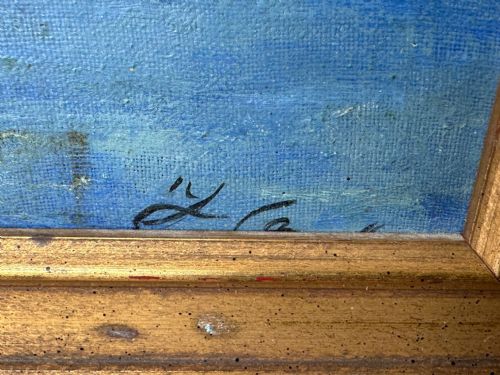 MARINE NOSTALGIA OIL PAINTING SS UNITED STATES OCEAN LINER STEAM SHIP - ADDITIONAL PHOTO 10