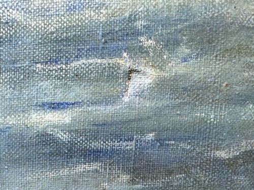 BRITISH MARINE OIL PAINTING RMS QUEEN MARY OCEAN LINER STEAM SHIP - ADDITIONAL PHOTO 21