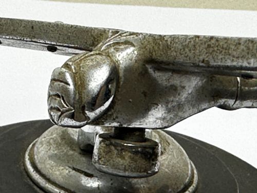 BRITISH SMALL ART DECO DESMO DRAGONFLY CAR MASCOT - ADDITIONAL PHOTO 9