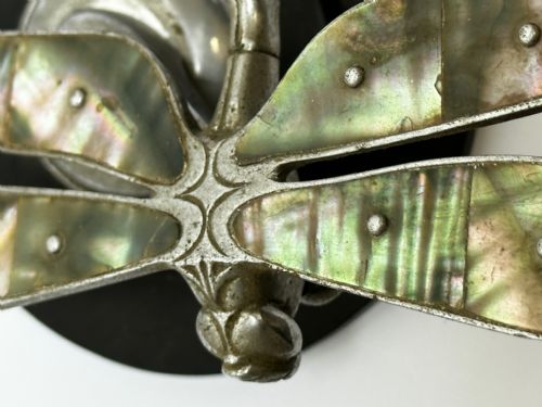 BRITISH SMALL ART DECO DESMO DRAGONFLY CAR MASCOT - ADDITIONAL PHOTO 10