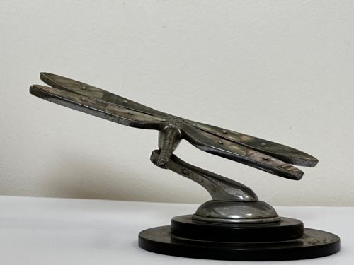 BRITISH SMALL ART DECO DESMO DRAGONFLY CAR MASCOT - ADDITIONAL PHOTO 21