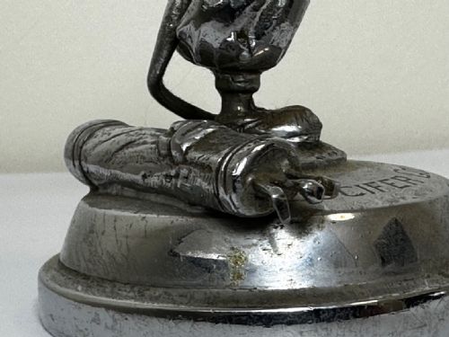 ANTIQUE BRITISH DEVIL LUCIFER GOLFING SOCIETY CAR MASCOT SIGNED - ADDITIONAL PHOTO 17