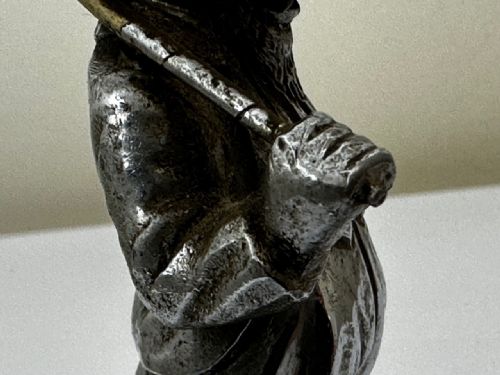 ANTIQUE BRITISH DEVIL LUCIFER GOLFING SOCIETY CAR MASCOT SIGNED - ADDITIONAL PHOTO 20