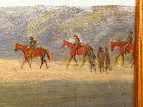 OIL PAINTING EQUINE LADY DOROTHEA ON BAY HUNTER BY ROSA FRANCES CORDER - ADDITIONAL PHOTO 14