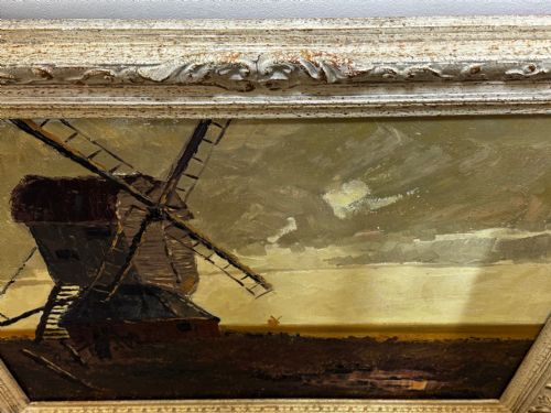 SCOTTISH IMPRESSIONIST OIL PAINTING WINDMILL BY HELEN MONRO TURNER - ADDITIONAL PHOTO 10