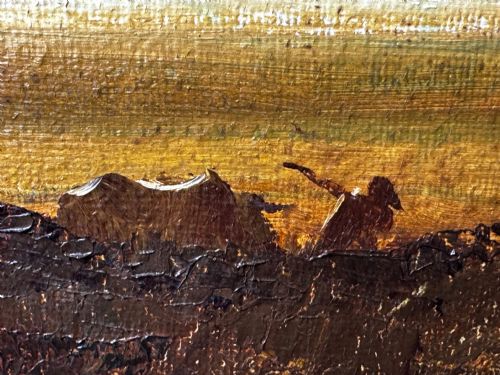 SCOTTISH IMPRESSIONIST OIL PAINTING WINDMILL BY HELEN MONRO TURNER - ADDITIONAL PHOTO 12
