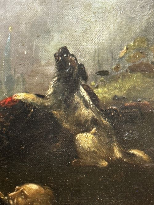 FRENCH 19TH CENTURY NAPOLEONIC MILITARY BATTLE BORODINO OIL PAINTING - ADDITIONAL PHOTO 28