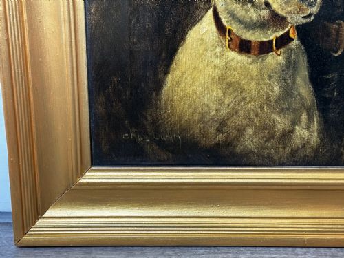 BRITISH VICTORIAN OIL PAINTING JACK RUSSELL COCKER SPANIEL PUG DOGS - ADDITIONAL PHOTO 8
