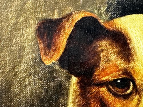 BRITISH VICTORIAN OIL PAINTING JACK RUSSELL COCKER SPANIEL PUG DOGS - ADDITIONAL PHOTO 22
