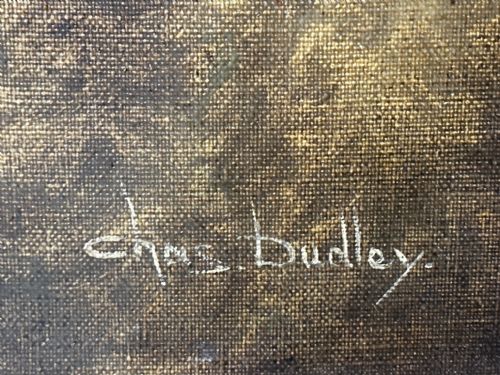 VICTORIAN OIL PAINTING JACK RUSSELL DOGS PA MA I BY CHARLES DUDLEY - ADDITIONAL PHOTO 9