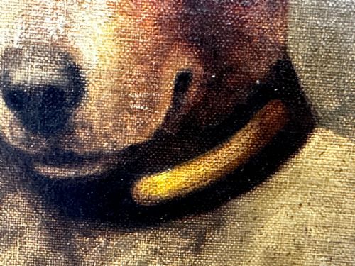 VICTORIAN OIL PAINTING JACK RUSSELL DOGS PA MA I BY CHARLES DUDLEY - ADDITIONAL PHOTO 20