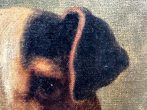 VICTORIAN OIL PAINTING JACK RUSSELL DOGS PA MA I BY CHARLES DUDLEY - ADDITIONAL PHOTO 21