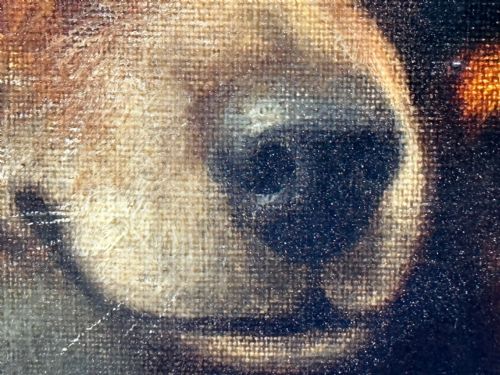 VICTORIAN OIL PAINTING JACK RUSSELL DOGS PA MA I BY CHARLES DUDLEY - ADDITIONAL PHOTO 27
