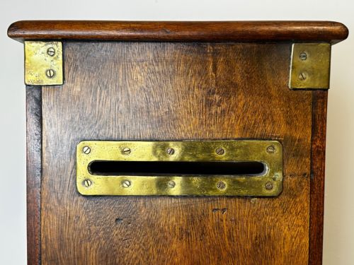 ARTS CRAFTS COUNTRY HOUSE LETTER MAIL POST BOX WITH KEY - ADDITIONAL PHOTO 2