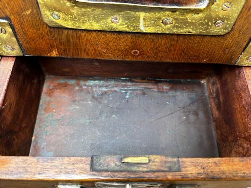 ARTS CRAFTS COUNTRY HOUSE LETTER MAIL POST BOX WITH KEY - ADDITIONAL PHOTO 8