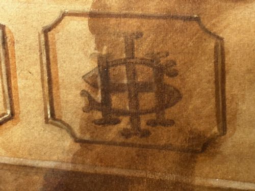 RELIGIOUS PAINTING JESUS OF THE SACRED HEART APPEARING TO ST MARGARET MARY - ADDITIONAL PHOTO 8