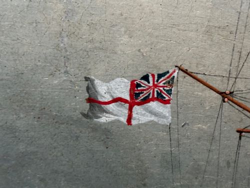 PAINTING MARINE SHIP BLAKE CLASS CRUISER ROYAL NAVY HMS BLENHEIM - ADDITIONAL PHOTO 24