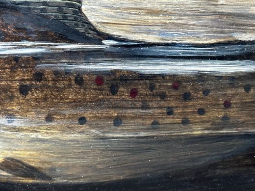 OIL PAINTING RAINBOW TROUT FISH SURFACING BY AUTHOR ROLAND KNIGHT - ADDITIONAL PHOTO 14