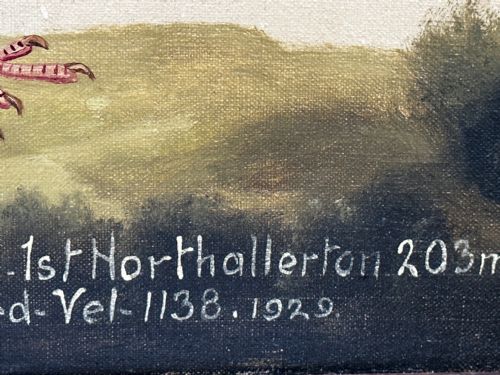 OIL PAINTING RACING BIRD PIGEON ADOLPHUS BY EDWARD HENRY WINDRED - ADDITIONAL PHOTO 22
