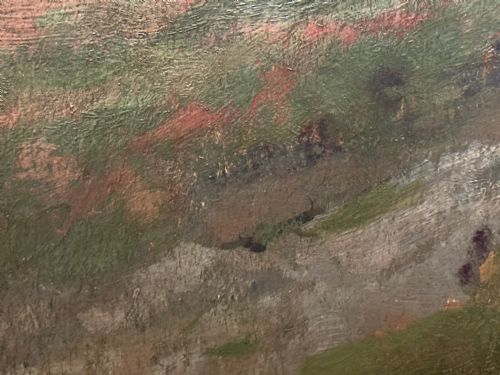 OIL PAINTING SCOTTISH MOOR EVENING GLEN SANNOX BY GEORGE HOUSTON RSA - ADDITIONAL PHOTO 19