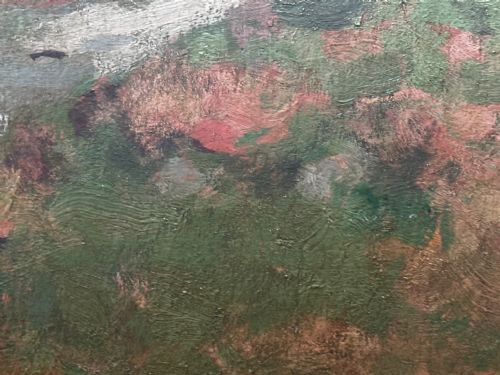 OIL PAINTING SCOTTISH MOOR EVENING GLEN SANNOX BY GEORGE HOUSTON RSA - ADDITIONAL PHOTO 20