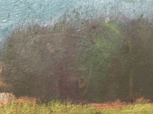 OIL PAINTING SCOTTISH MOOR EVENING GLEN SANNOX BY GEORGE HOUSTON RSA - ADDITIONAL PHOTO 22