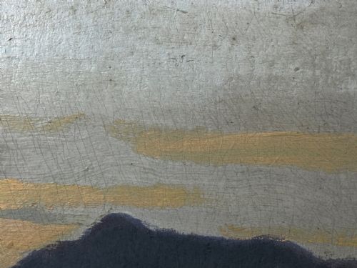 OIL PAINTING SCOTTISH MOOR EVENING GLEN SANNOX BY GEORGE HOUSTON RSA - ADDITIONAL PHOTO 23