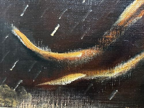 BRITISH OIL PAINTING GREYHOUNDS RACING BY JOHN RATTENBURY SKEAPING RA - ADDITIONAL PHOTO 19