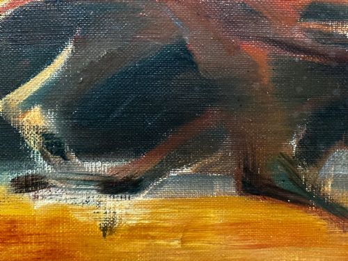 BRITISH OIL PAINTING GREYHOUNDS RACING BY JOHN RATTENBURY SKEAPING RA - ADDITIONAL PHOTO 20