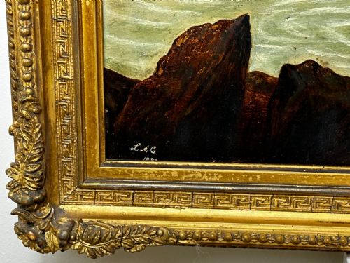 VICTORIAN OIL PAINTING STAG HIGHLANDS FOLLOWER CLARENCE HENRY ROE - ADDITIONAL PHOTO 11