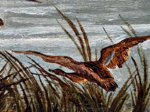 VICTORIAN OIL PAINTING STAG HIGHLANDS FOLLOWER CLARENCE HENRY ROE - ADDITIONAL PHOTO 22