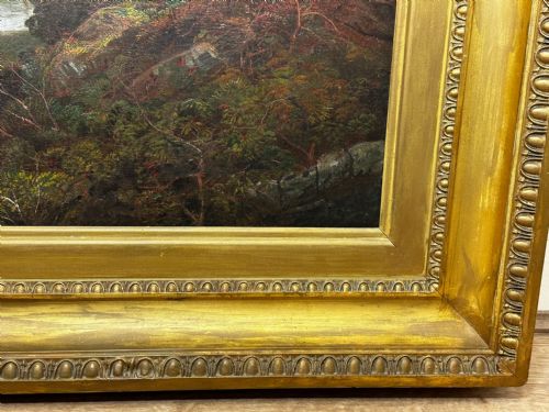 PAINTING LAKE DISTRICT CRUMMOCK WATER BY WILLIAM MITCHELL OF MARYPORT - ADDITIONAL PHOTO 9