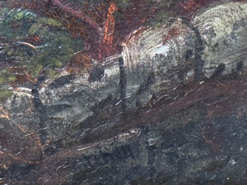 PAINTING LAKE DISTRICT CRUMMOCK WATER BY WILLIAM MITCHELL OF MARYPORT - ADDITIONAL PHOTO 12