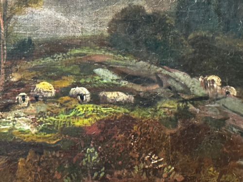 PAINTING LAKE DISTRICT CRUMMOCK WATER BY WILLIAM MITCHELL OF MARYPORT - ADDITIONAL PHOTO 15