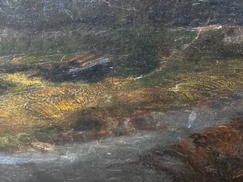 PAINTING LAKE DISTRICT CRUMMOCK WATER BY WILLIAM MITCHELL OF MARYPORT - ADDITIONAL PHOTO 23